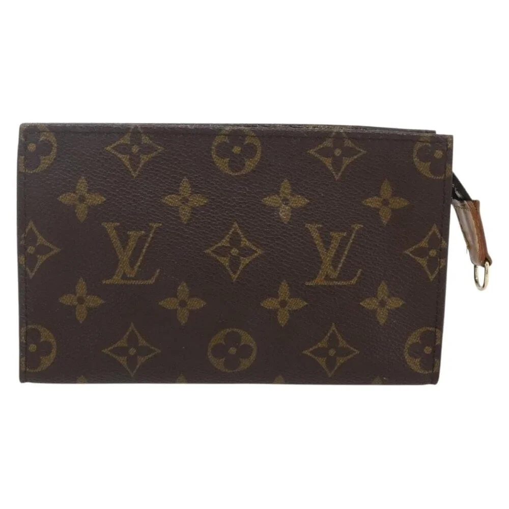 Louis Vuitton Monogram Bucket PM Accessory Pouch Brown